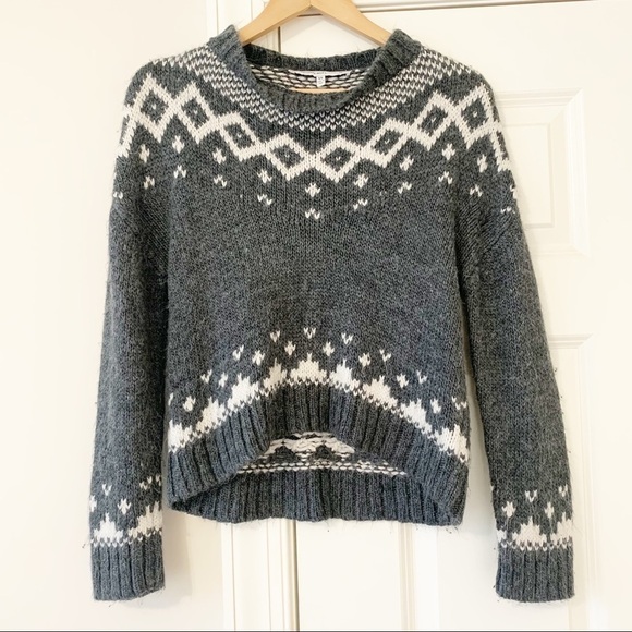 Cupcakes & Cashmere Jasmine Sweater Medium Heather Grey Size XS - Picture 4 of 9